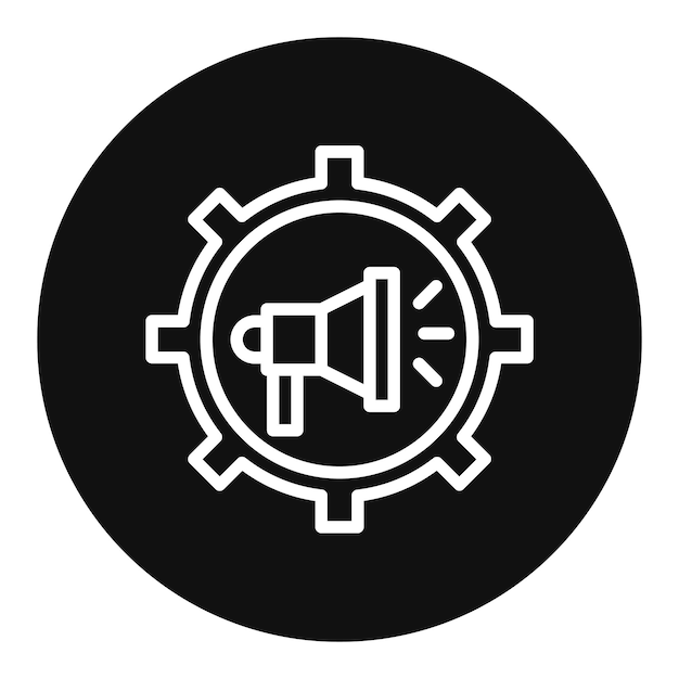 marketing automation icon vector image can be used for cyberpunk