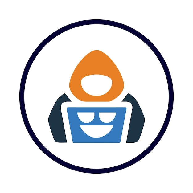 mask man head computer software hacker computer hacker icon