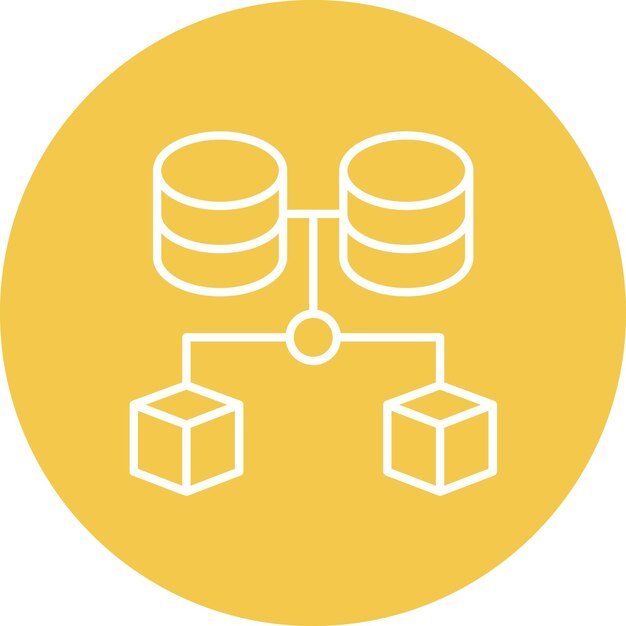 massive information icon vector image can be used for big data