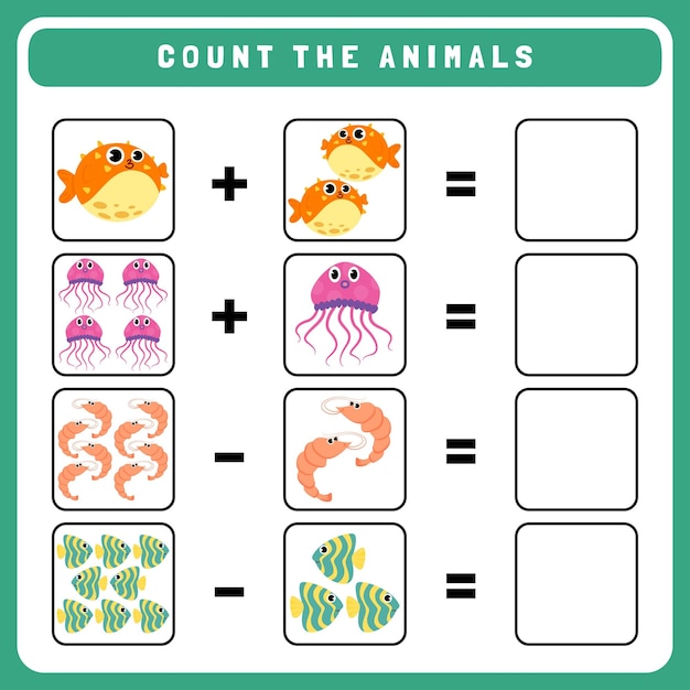 Math game worksheet