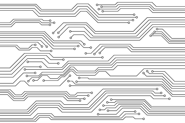 Mẫu công nghệ bảng mạch vector trừu tượng cho nền
