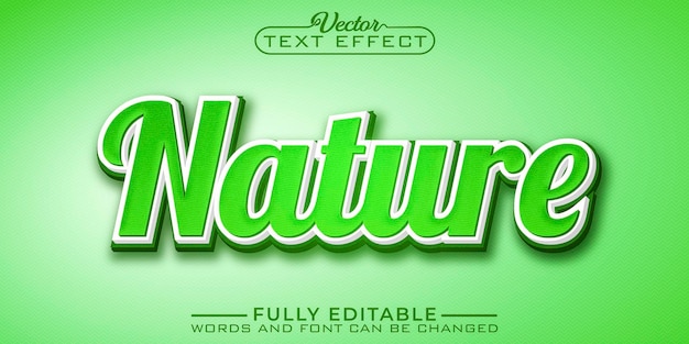 Mẫu hiệu ứng văn bản có thể chỉnh sửa Nature Fresh