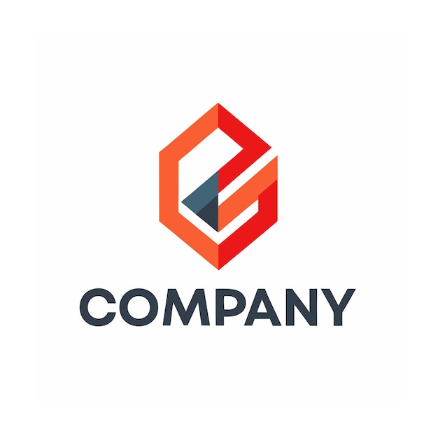 Mẫu logo doanh nghiệp sáng tạo kiểu tối giản