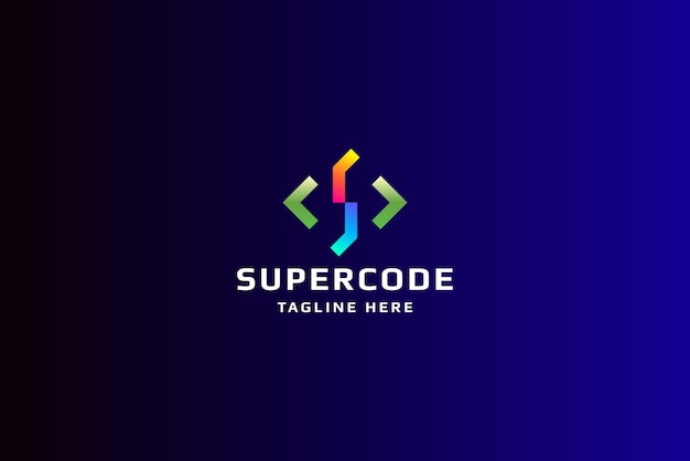 Mẫu Logo Super Code Letter S Pro