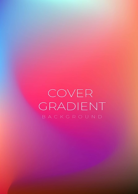 Mẫu nền bìa gradient vector cho poster tạp chí báo cáo thường niên tờ rơi