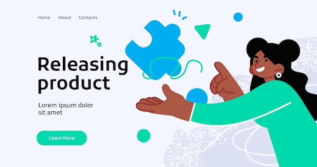 Mẫu template trang đích về marketing trên mạng xã hội