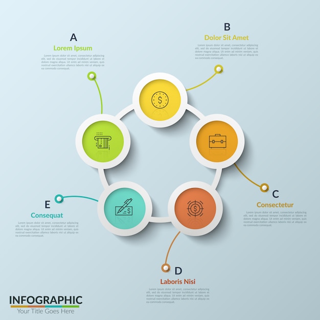 Mẫu thiết kế infographic hiện đại