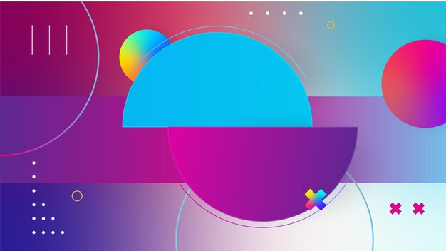 Mẫu thiết kế nền trừu tượng đầy màu sắc hiện đại Vector thiết kế đồ họa trừu tượng banner mẫu nền trình bày mẫu web
