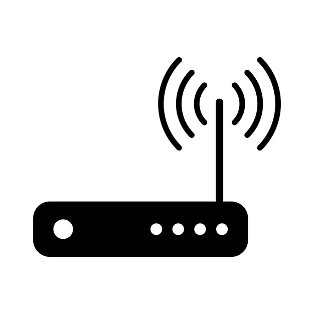Mẫu Thiết Kế Vector Biểu Tượng Router