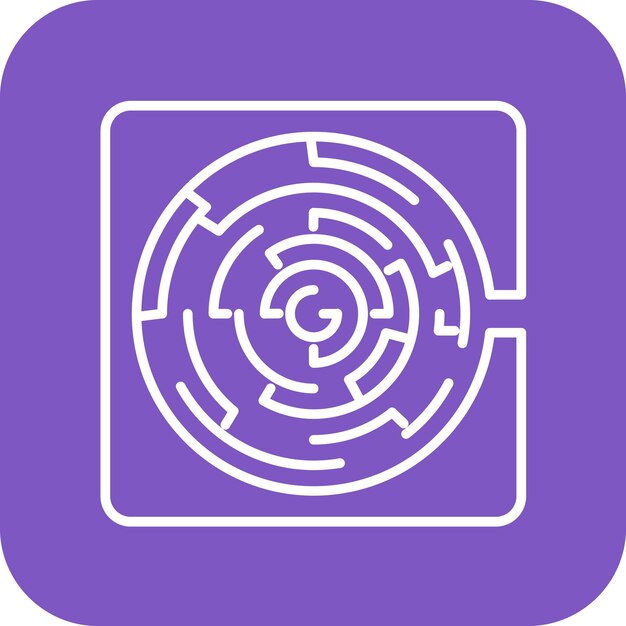 Maze icon vector image Can be used for Circus