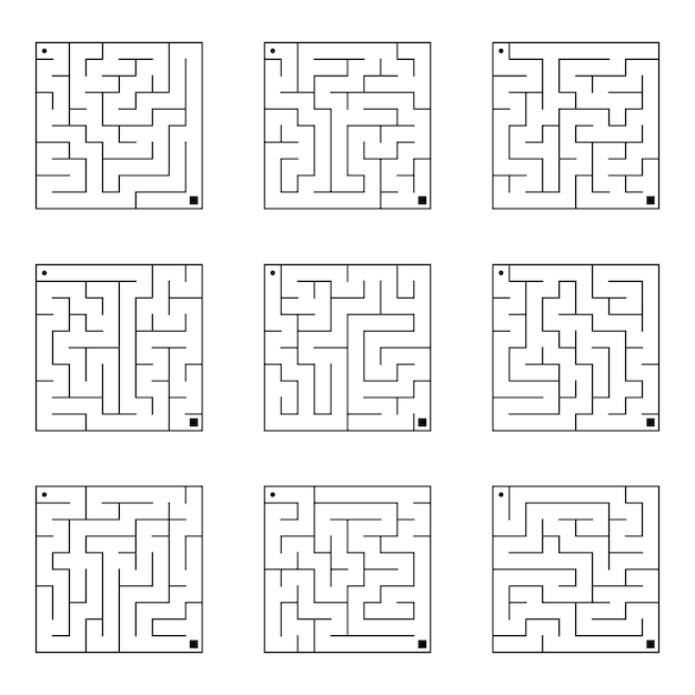 mazes set
