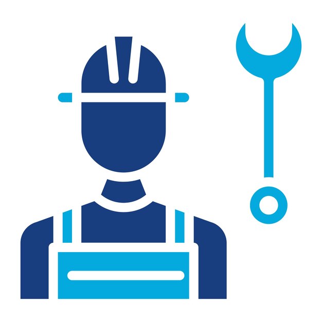 mechanic icon vector image can be used for diversity