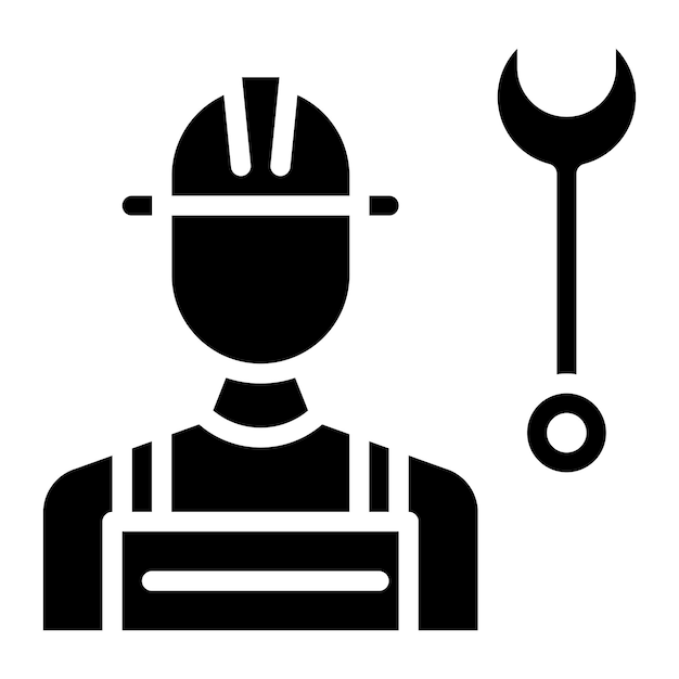 mechanic icon vector image can be used for diversity