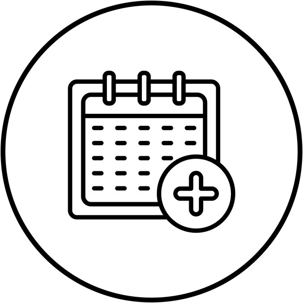 Medical Appointment vector icon Can be used for Time and Date iconset