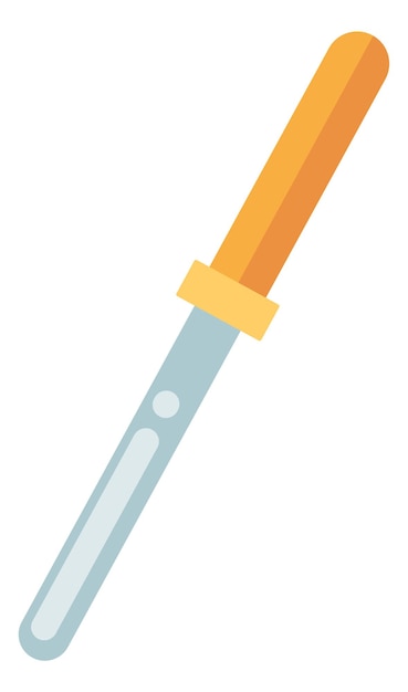Medical dropper color icon Pipette symbol Pharmacy tool