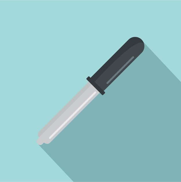 medicine pipette icon flat illustration of medicine pipette vector icon for web design