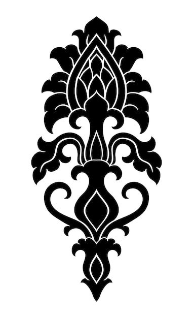 Medieval design element Simple pattern for a carpet wallpaper textile