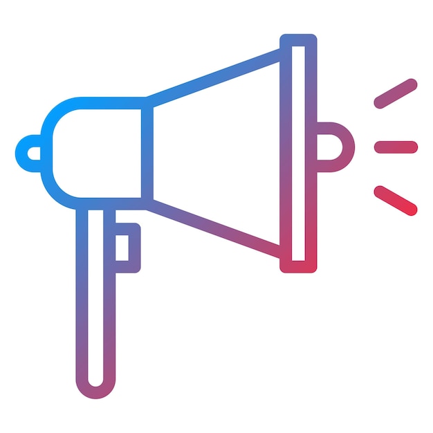 Megaphone icon vector image Can be used for Human Rights