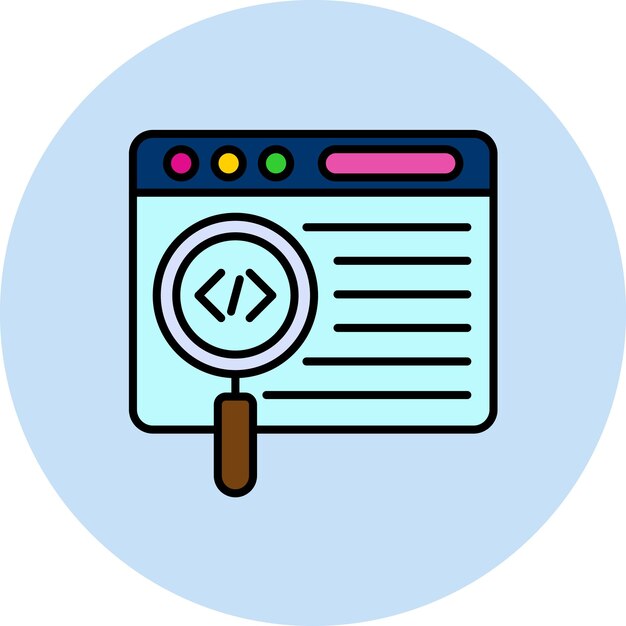 Meta Data Flat Illustration