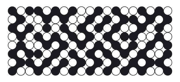 Metaball figures background Abstract metaball connected dots round blobs shapes flat vector background illustration Liquid metaball shapes backdrop