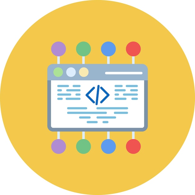 Metadata Flat Illustration