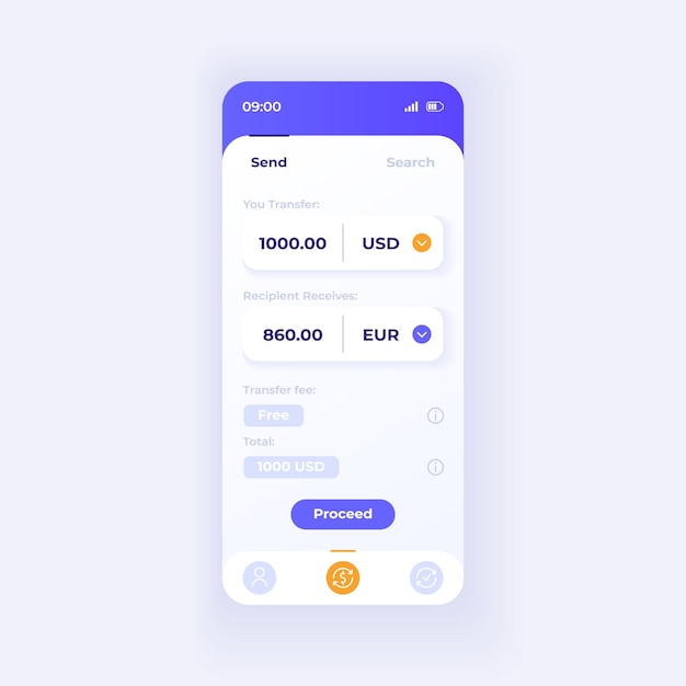 Metronome application settings smartphone interface vector template. Mobile app page light design layout. Parameters adjustment screen. Flat UI for application. Volume and BPM amount on phone display.