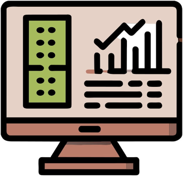 microarray icon colored outline
