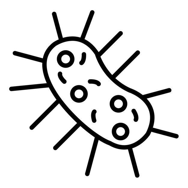 Microorganism Vector Illustration Style