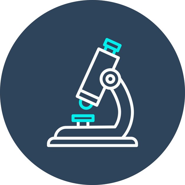 microscope vector icon can be used for education iconset