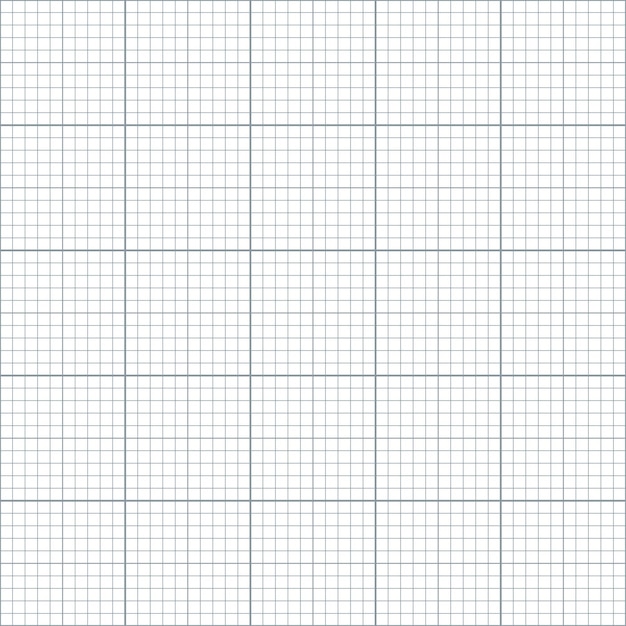 Millimeter graph paper grid seamless pattern Abstract geometric squared background Line pattern for school technical engineering scale measurement Vector illustration on white background