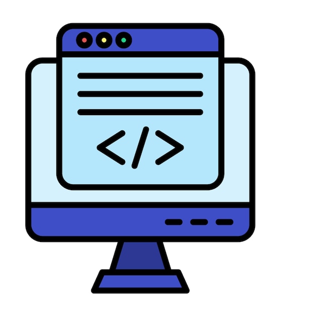 Minh họa phẳng phát triển web