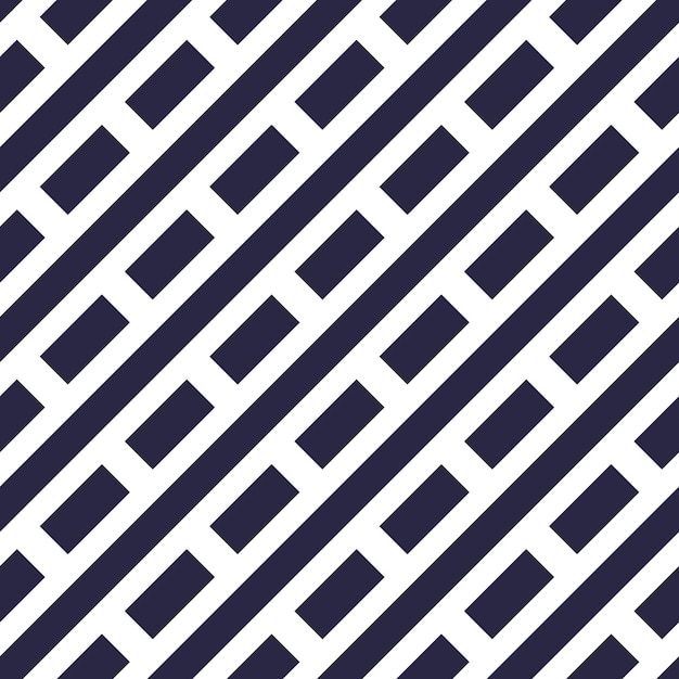 Minimal dashed lines vector seamless pattern, abstract background. Simple geometric design. Diagonal parallel stripes. Single color, black and white.