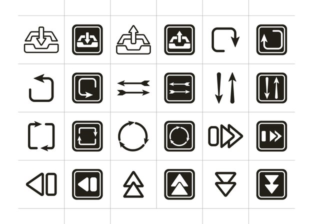 Minimal Flat Icon Design Vector