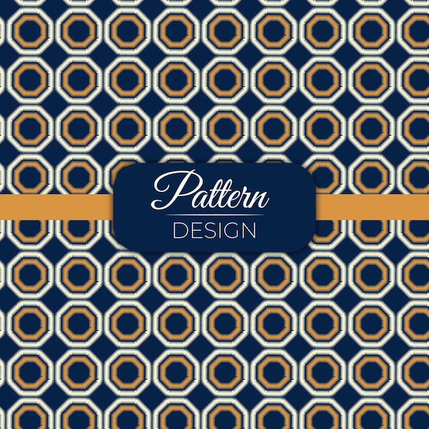 minimal Seamless pattern vintage decorative elements
