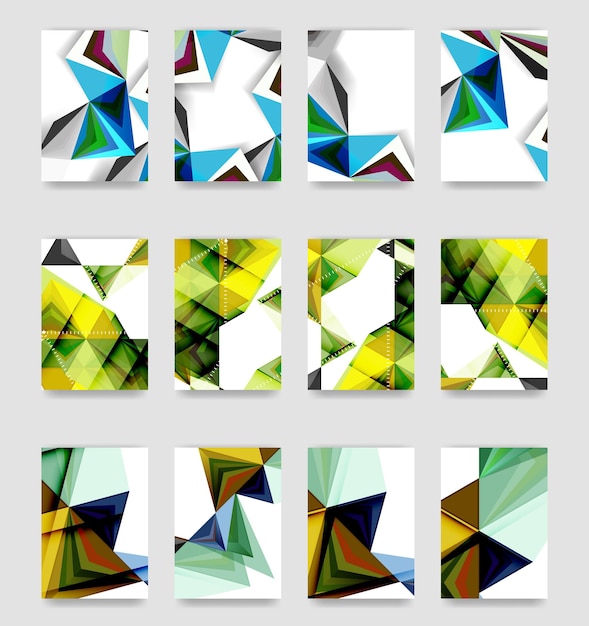 minimal vector covers background set geometric futurisrtic style