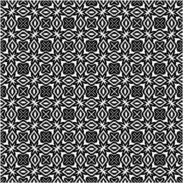 minimalist abstract black and white seamless pattern design