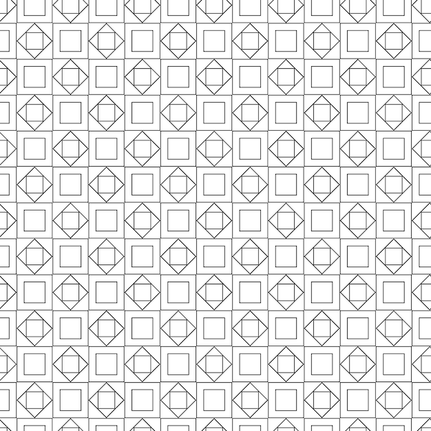minimalistic geometric black and white seamless pattern