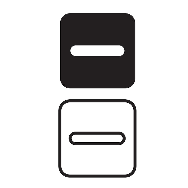 Minimize Icon Logo