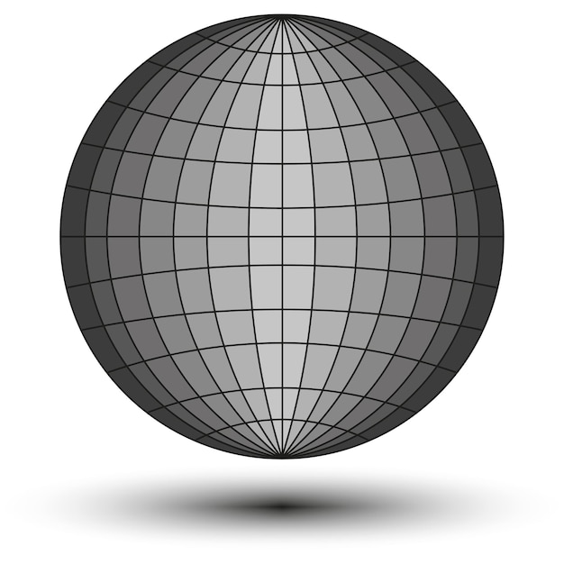 mirror disco ball vector illustration eps 10 stock image