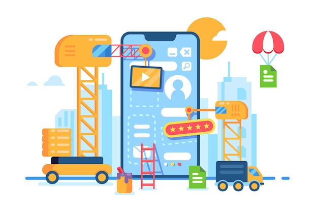 mobile app building development creative process
