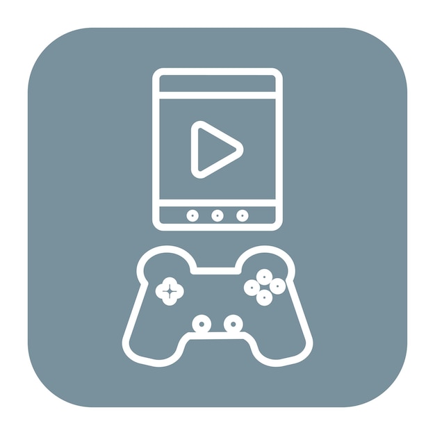 Mobile Gaming Icon