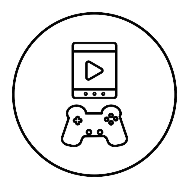 Mobile Gaming Icon
