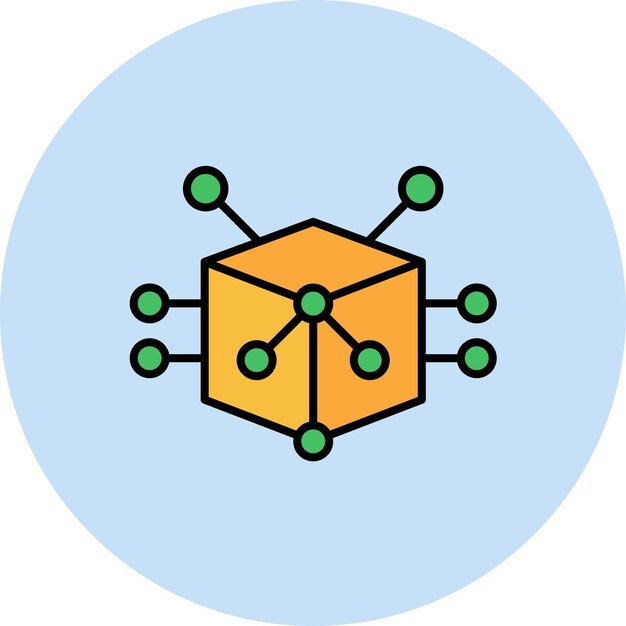 Model Flat Illustration