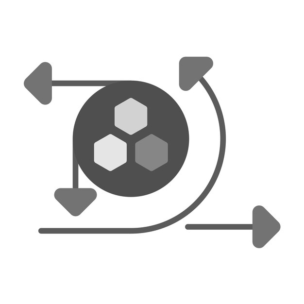 modeling api icon vector image can be used for data analytics