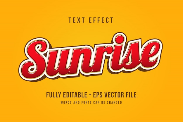 Modern 3D text effect editable font effect
