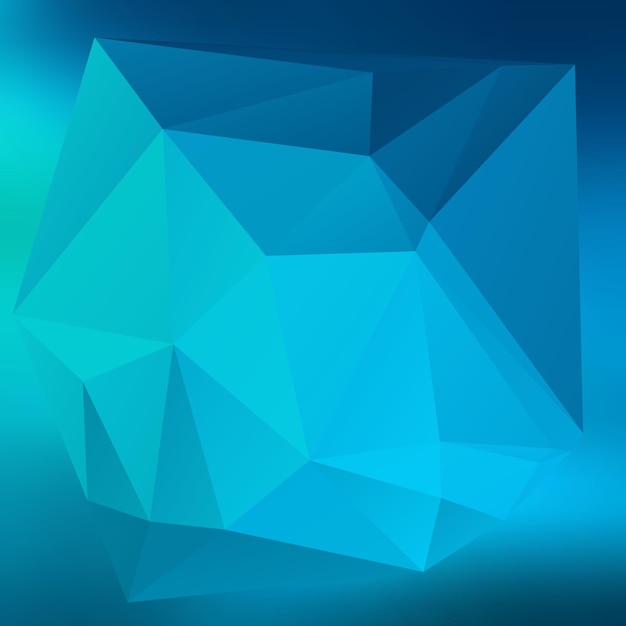 Modern abstract background triangles 3d effect glowing light03