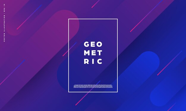 Modern abstract background with geometric shapes and lines colorful trendy minimal a template cover