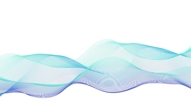 Modern abstract background with waves lines and gradient Vector design