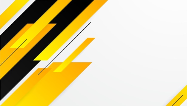 Modern abstract black and yellow orange background Vector abstract graphic design banner pattern presentation background web template