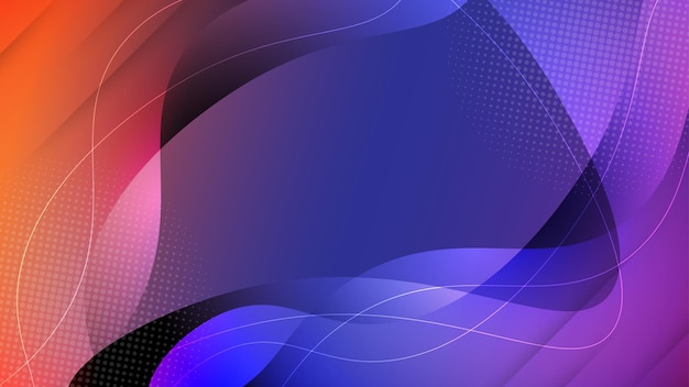 Modern abstract colorful shapes background design